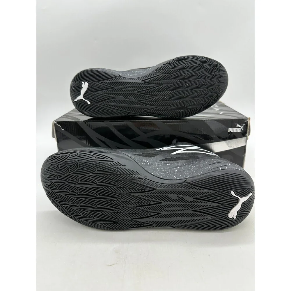 Puma MB.02 X Lamelo Ball Men's Size 12 Triple Black basketball Shoes 379420 01